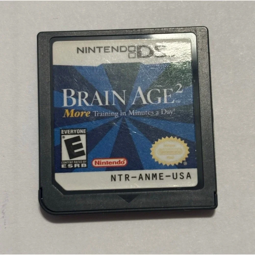 Brain Age 2 DS Game Cartridge -‎ Tested/Works